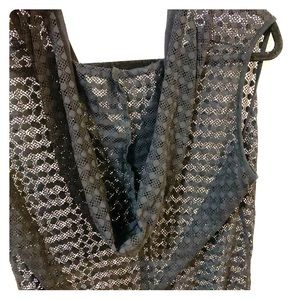 Kenneth Cole Reaction Black Lace Swimsuit Coverup